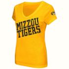 Juniors' Campus Heritage Missouri Tigers Shoutout V-neck Tee, Women's, Size: Large, Oxford