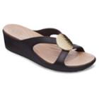 Crocs Sanrah Women's Wedge Sandals, Size: 10, Lt Brown