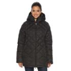 Women's Hemisphere Hooded Quilted Packable Down Jacket, Size: Medium, Black