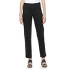 Women's Dana Buchman Slimming Pull-on Pants, Size: M Short, Black