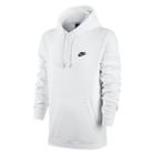 Men's Nike Club Fleece Pullover Hoodie, Size: Xxl, White