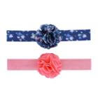 Baby Girl Carter's 2-pk. Floral Rosette Head Wrap Set, Size: 0-6 Months, Ovrfl Oth