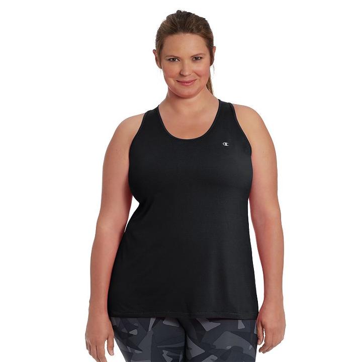 Plus Size Champion Absolute Tank, Women's, Size: 3xl, Black