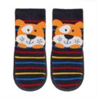 Baby Boy Jumping Beans&reg; Puppy Striped Slipper Socks, Size: 12-24month, Multicolor
