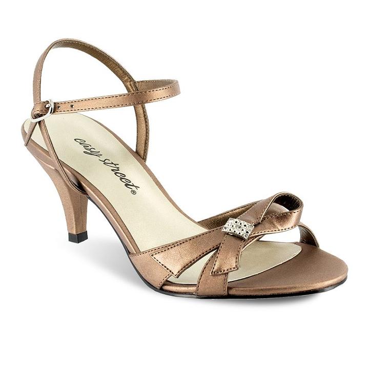 Easy Street Starlet Women's Dress Sandals, Size: Medium (10), Brown