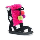 Muk Luks Jewel Girls' Boots, Girl's, Size: 1, Black
