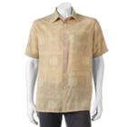 Men's Croft & Barrow&reg; Classic-fit Island Microfiber Button-down Shirt, Size: Large, Med Beige