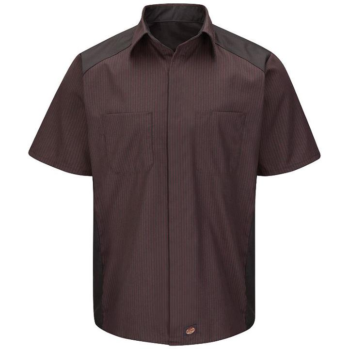 Men's Red Kap Classic-fit Striped Button-down Shirt, Size: Xl, Multicolor