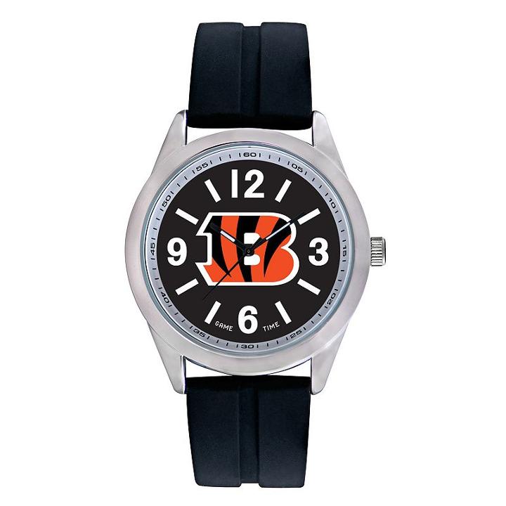 Men's Game Time Cincinnati Bengals Varsity Watch, Black