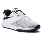 Nike Team Hustle D 7 Low Grade School Boys' Basketball Shoes, Boy's, Size: 4, White