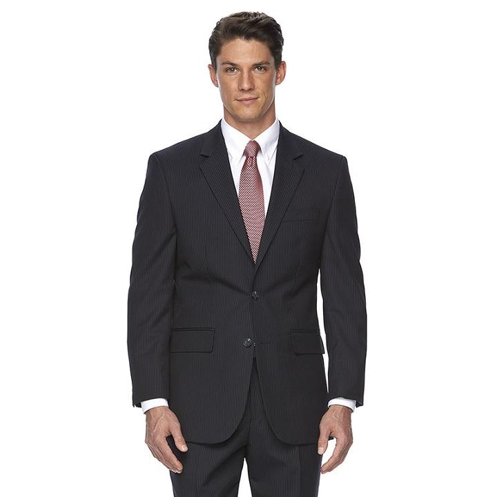 Men's Croft & Barrow&reg; Classic-fit Wool Suit Jacket, Size: 40 Long, Blue