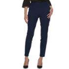 Women's Elle&trade; Pull-on Skinny Pants, Size: Xs Short, Blue (navy)