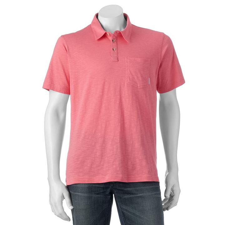 Men's Columbia Berwick Point Polo, Size: Xl, Pink