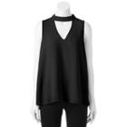 Juniors' My Michelle Choker Tank, Girl's, Size: Large, Black