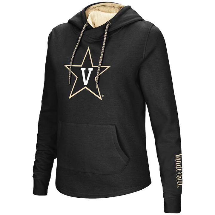 Women's Vanderbilt Commodores Crossover Hoodie, Size: Xxl, Oxford