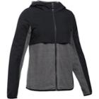 Girls 7-16 Under Armour Phenom Fleece Full-zip Hoodie, Size: Medium, Black