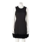 Women's M By Maia Ruffle Sheath Dress, Size: 16 Avg/reg, Black
