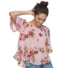 Juniors' Vanilla Star Convertible Top, Teens, Size: Xs, Beig/green (beig/khaki)