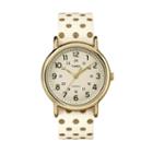 Timex Women's Weekender Polka Dot Reversible Watch - Tw2p66100jt, Size: Medium, White