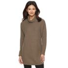 Women's Woolrich Clapshaw Cowlneck Shaker Tunic Sweater, Size: Xl, Med Grey