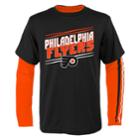 Boys 8-20 Philadelphia Flyers First Line Tee Set, Size: M 10-12, Black