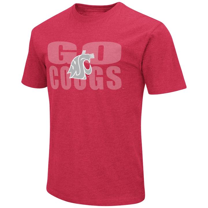 Men's Washington State Cougars Motto Tee, Size: Xl, Light Red