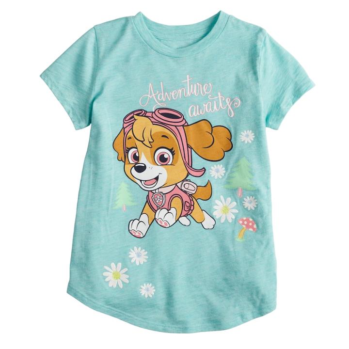 Girls 4-10 Jumping Beans&reg; Paw Patrol Skye Graphic Tee, Size: 6, Dark Blue
