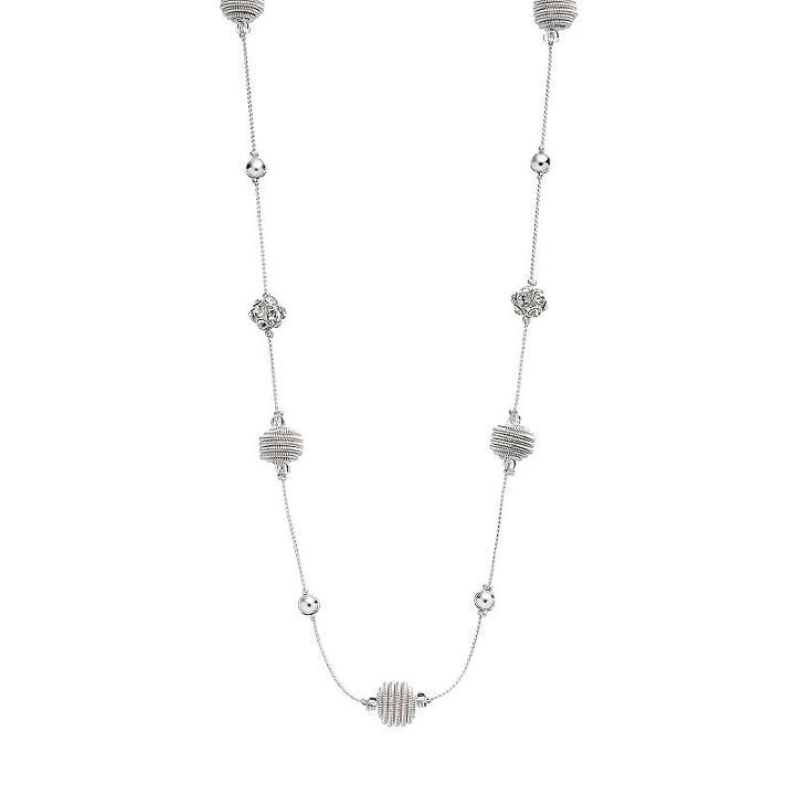 Apt. 9&reg; Coil Bead Long Station Necklace, Women's, Multicolor