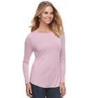 Women's Apt. 9&reg; Essential Crewneck Tee, Size: Xxl, Lt Purple