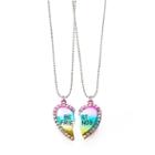 Girls 4-16 2-pc. Rainbow Heart Best Friends Necklace Set, Ovrfl Oth