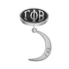 Logoart Gamma Phi Beta Sterling Silver Sorority Symbol Charm, Women's, Grey