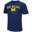 Men's Campus Heritage Michigan Wolverines State Tee, Size: Small, Blue (navy)