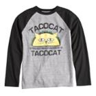 Boys 8-20 Taco Cat Tee, Size: Medium, Grey