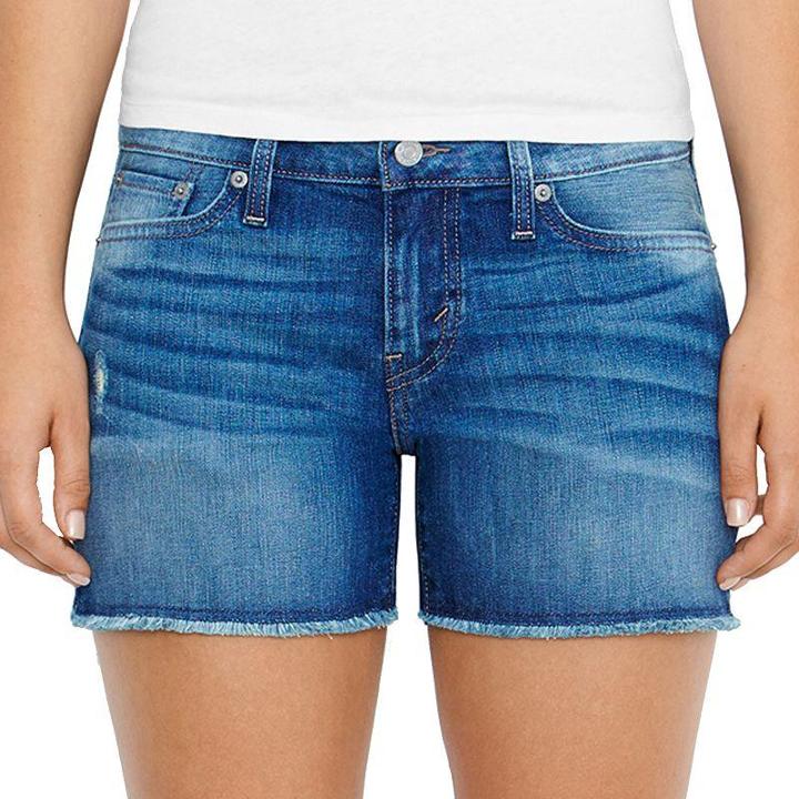 Levi's Distressed Denim Shorts - Women's
