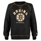 Men's Old Time Hockey Boston Bruins Miffen Fleece Sweatshirt, Size: Large, Black
