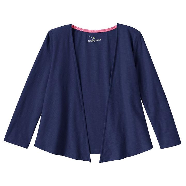 Girls 4-10 Jumping Beans&reg; Open Front Cardigan, Girl's, Size: 6x, Blue