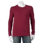 Men's Sonoma Goods For Life&trade; Garment-dyed Pocket Tee, Size: Large, Dark Red