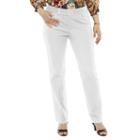 Plus Size Chaps Dress Pants, Women's, Size: 24w T/l, White