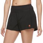 Women's Fila Sport&reg; Zip Pocket Running Shorts, Size: Large, Black