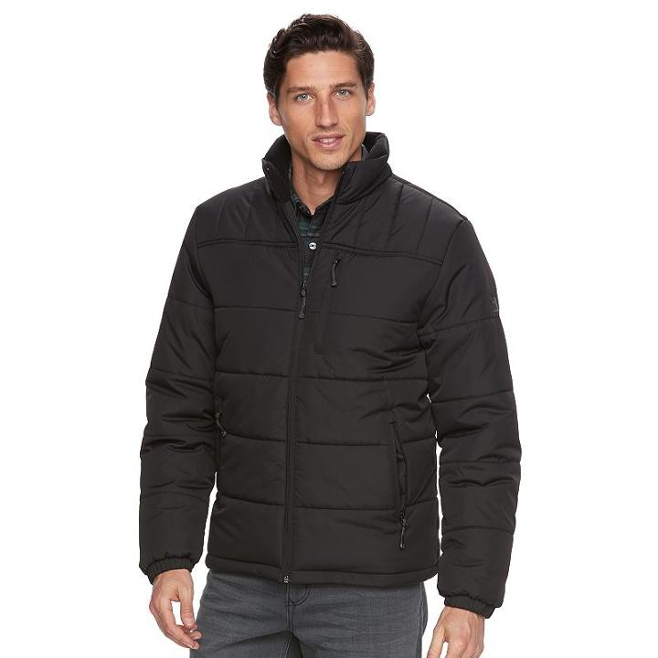 Men's Zeroxposur Flex Puffer Jacket, Size: Xl, Black