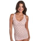 Juniors' Candie's&reg; Semi-sheer Racerback Cami, Teens, Size: Xl, Light Pink