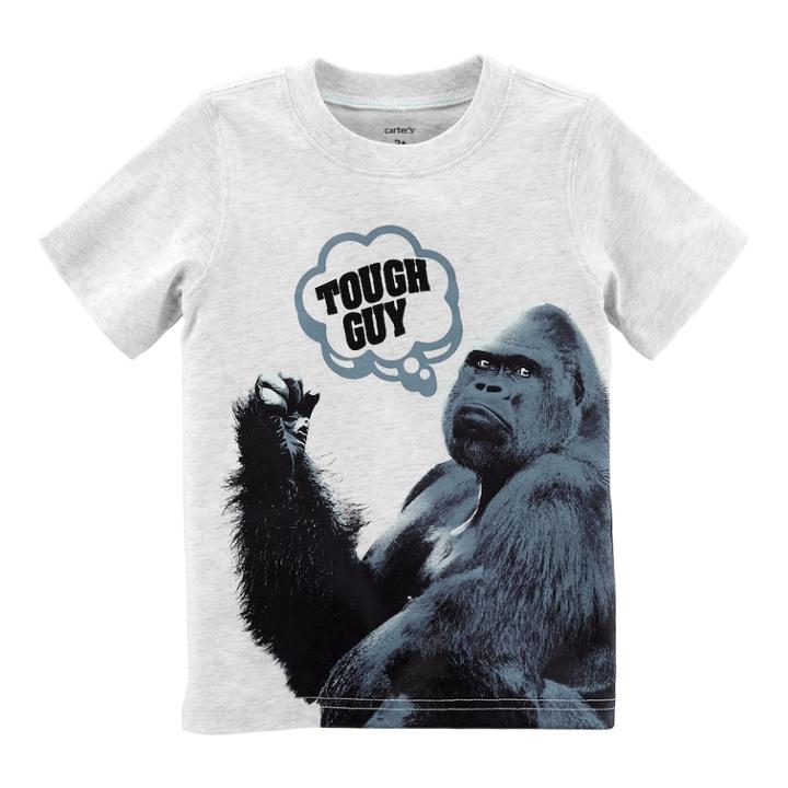 Boys 4-8 Carter's Animal Graphic Tee, Size: 7, Light Grey