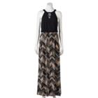 Juniors' Trixxi Chevron Cross Front Maxi Dress, Teens, Size: Xl, Oxford
