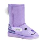 Muk Luks Bunny Kids' Plush Boots, Girl's, Size: 8 T, Purple