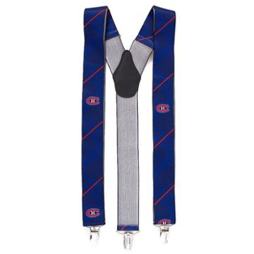 Men's Nhl Oxford Suspenders, Multicolor