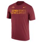 Men's Nike Iowa State Cyclones Legend Staff Sideline Dri-fit Tee, Size: Small, Red