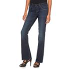 Women's Apt. 9&reg; Modern Fit Bootcut Jeans, Size: 0 Short, Dark Blue