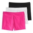 Girls 4-12 2-pack + 1 Bonus Playground Pals Bike Shorts, Size: Medium, Pink