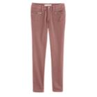 Girls 7-16 & Plus Size Mudd&reg; Zipper Porkchop Pocket Jeggings, Size: 18 1/2, Brt Pink
