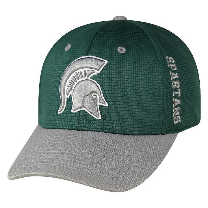 Top Of The World, Adult Michigan State Spartans Booster Plus One-fit Cap, Dark Green